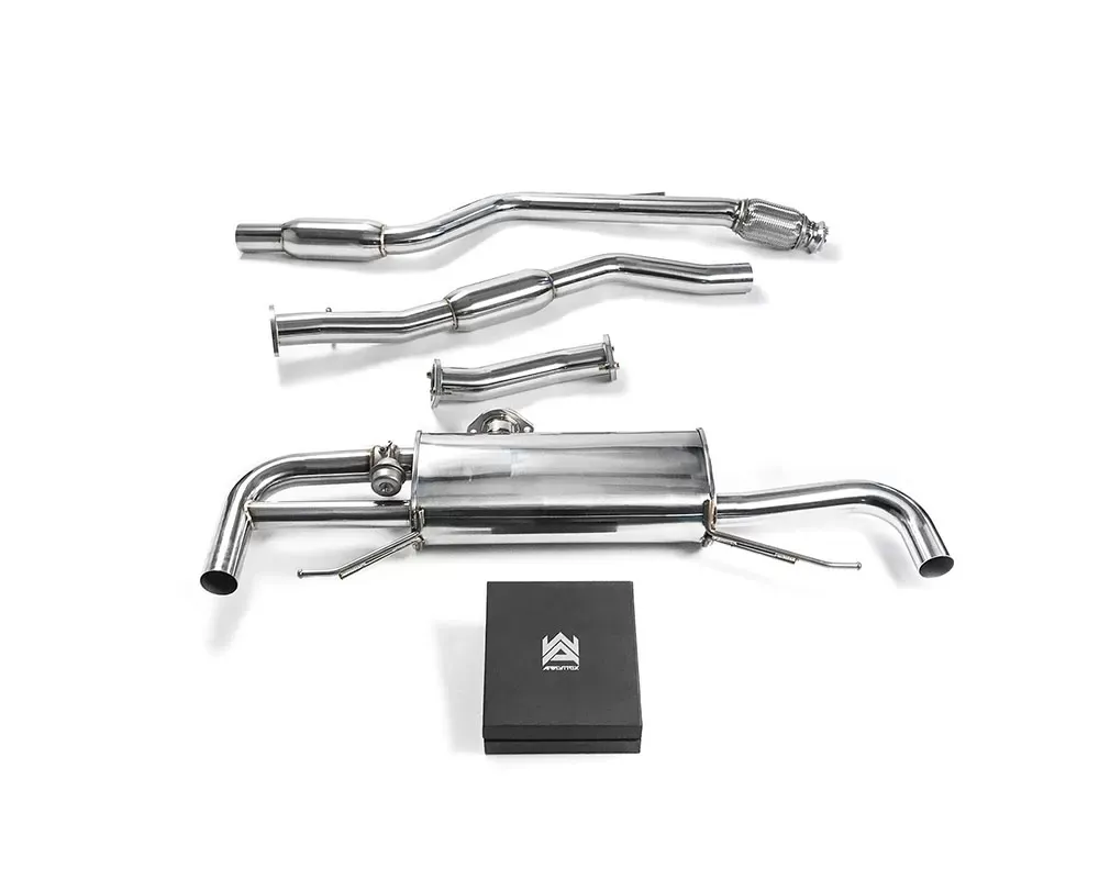 ARMYTRIX Stainless Steel Valvetronic Catback Exhaust System Mercedes-Benz GLC250 | GLC300 X253 Euro 5 2019+ - MB532-BLC