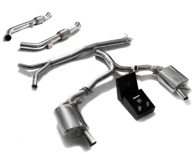 ARMYTRIX Stainless Steel Valvetronic Catback Exhaust System for OEM Diffuser Mercedes-Benz C400 | C450 | C43 AMG W205 2015-2021