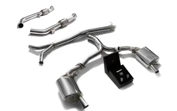ARMYTRIX Stainless Steel Valvetronic Catback Exhaust System for OEM Diffuser Mercedes-Benz C400 | C450 | C43 AMG W205 2015-2021 - MBC45-C - Image 3