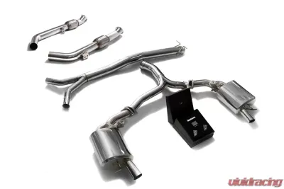 ARMYTRIX Stainless Steel Valvetronic Catback Exhaust System for OEM Diffuser Mercedes-Benz C400 | C450 | C43 AMG W205 2015-2021 - MBC45-C
