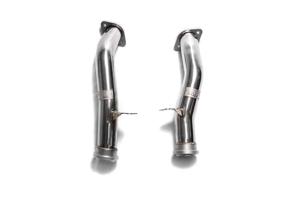 ARMYTRIX Ceramic Coated Race Downpipe w/Cat-Simulator Mercedes-Benz RHD W205 2015-2021 - MBC45-RDDC