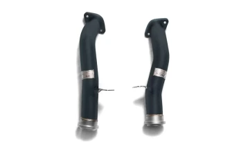 ARMYTRIX Ceramic Coated Race Downpipe w/Cat-Simulator Mercedes-Benz LHD W205 2015-2021 - MBC45-LDDC - Image 4