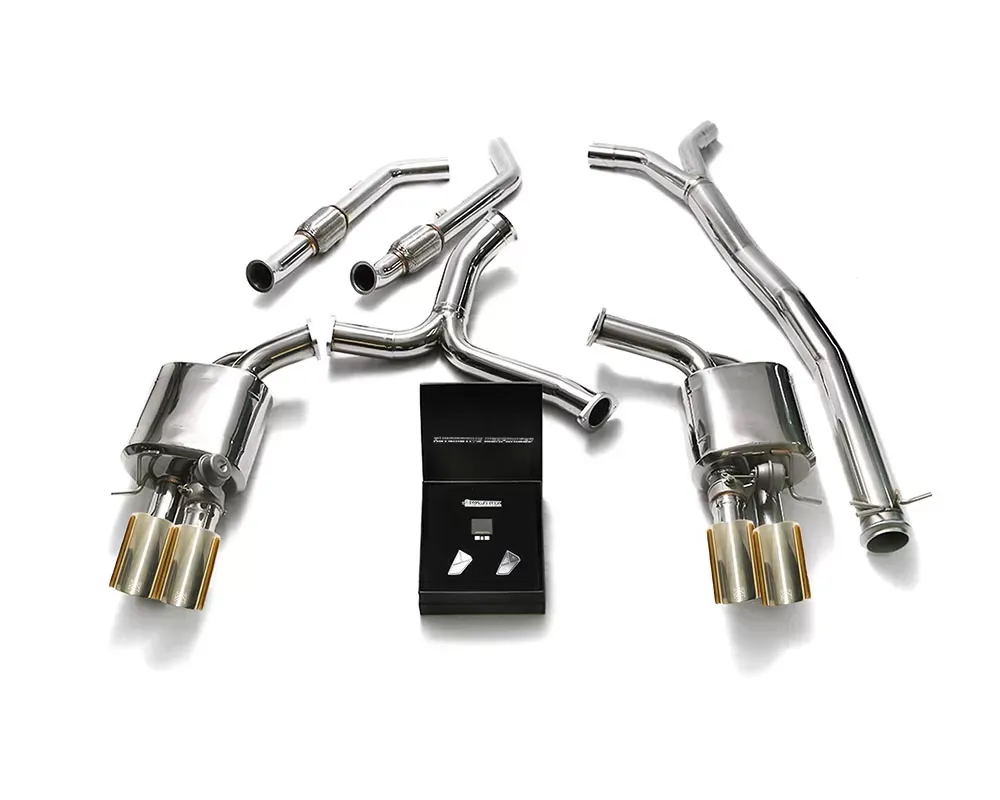 ARMYTRIX Valvetronic Exhaust System for BRABUS Diffuser Mercedes-Benz C400 | C450 | C43 AMG W205 2015-2021 - MBC4Q-QS11G