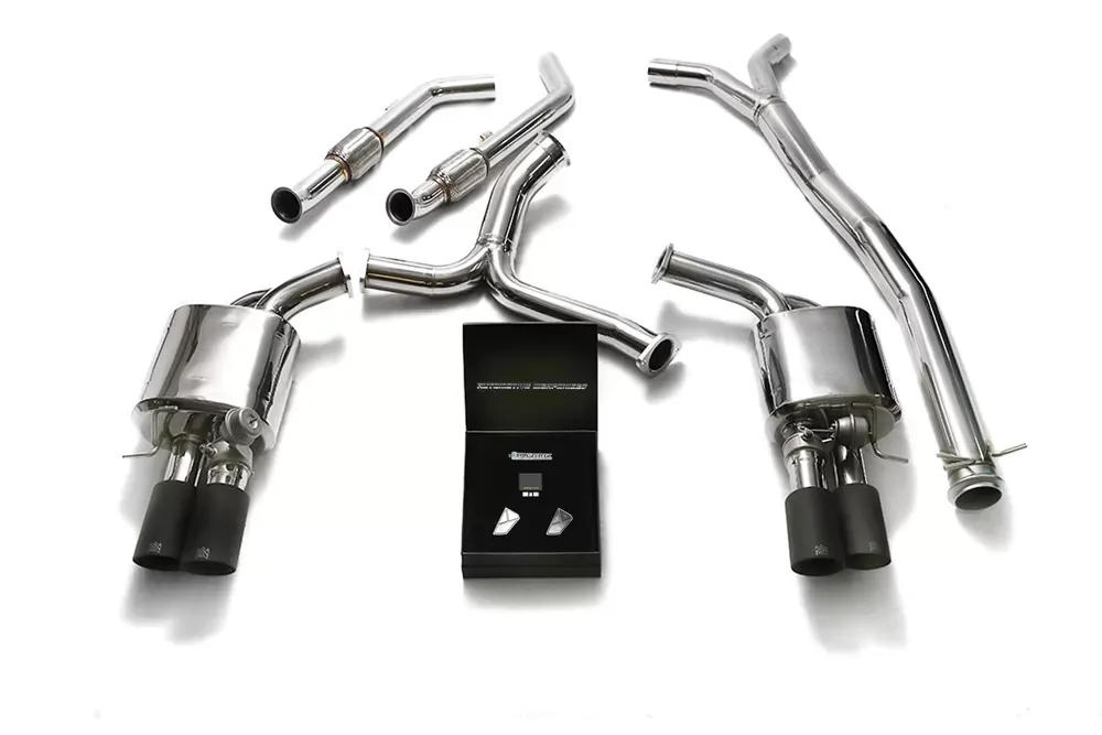 ARMYTRIX Valvetronic Exhaust System for BRABUS Diffuser Mercedes-Benz C400 | C450 | C43 AMG W205 2015-2021 - MBC4Q-QS11M