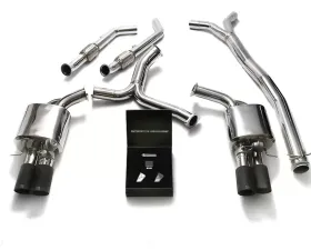 ARMYTRIX Valvetronic Exhaust System for BRABUS Diffuser Mercedes-Benz C400 | C450 | C43 AMG W205 2015-2021