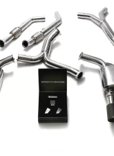 ARMYTRIX Valvetronic Exhaust System for BRABUS Diffuser Mercedes-Benz C400 | C450 | C43 AMG W205 2015-2021                                     - MBC4Q-QS11M - Image 6