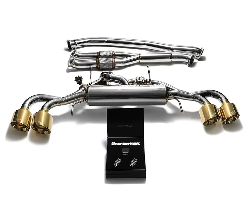 ARMYTRIX Valvetronic 90mm Exhaust System w/Race Y-Pipe & Nissan GT-R R35 2009-2021 - NI35S-AF NI35S-QS12G