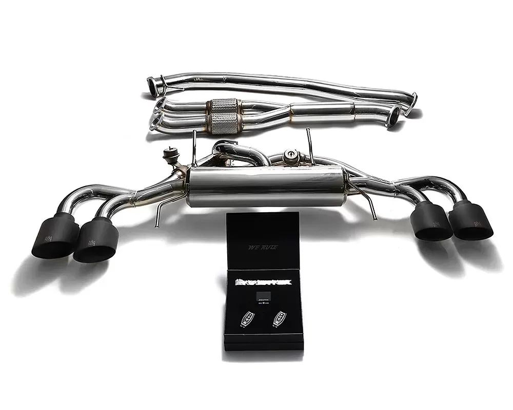 ARMYTRIX Valvetronic 90mm Exhaust System w/Race Y-Pipe & Nissan GT-R R35 2009-2021 - NI35S-AF NI35S-QS12M