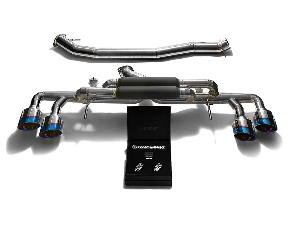 ARMYTRIX Titanium Valvetronic 90mm Exhaust System Nissan GT-R R35 2009-2021 - NI35T-QT11B