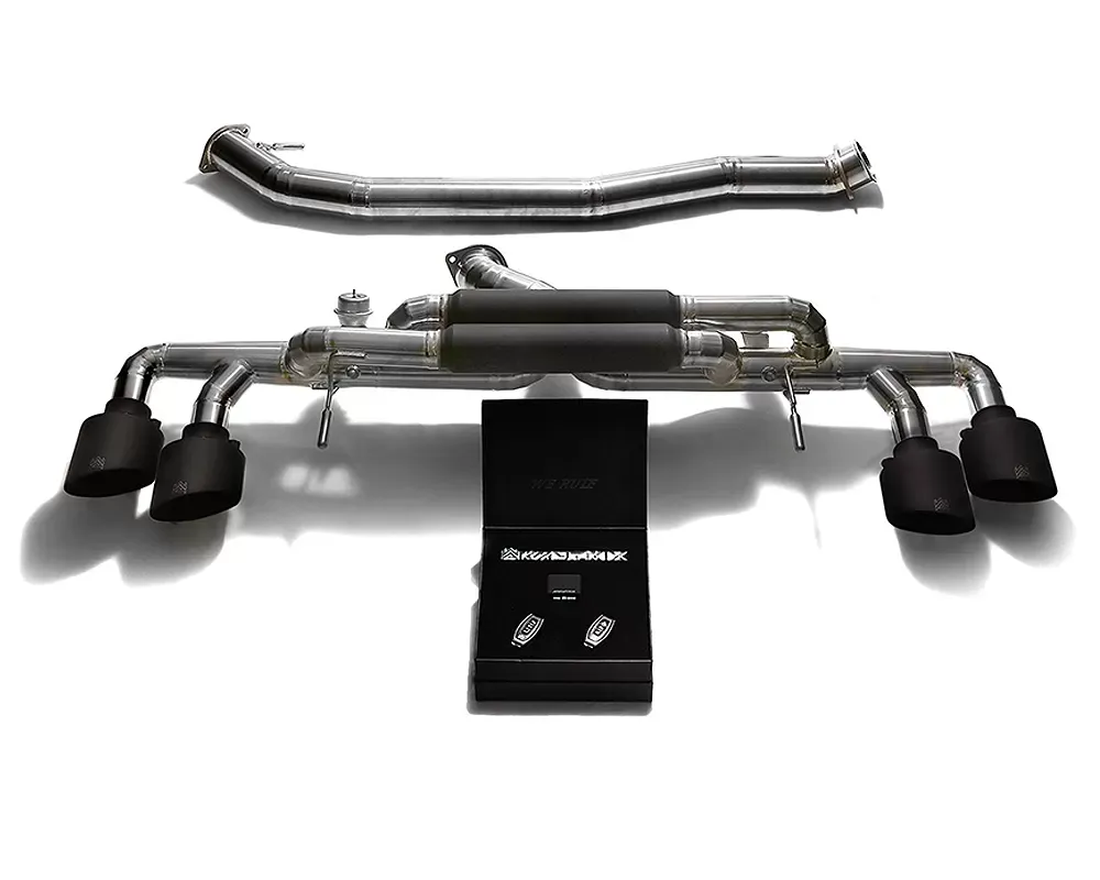 ARMYTRIX Titanium Valvetronic 90mm Exhaust System Nissan GT-R R35 2009-2021 - NI35T-QT11M