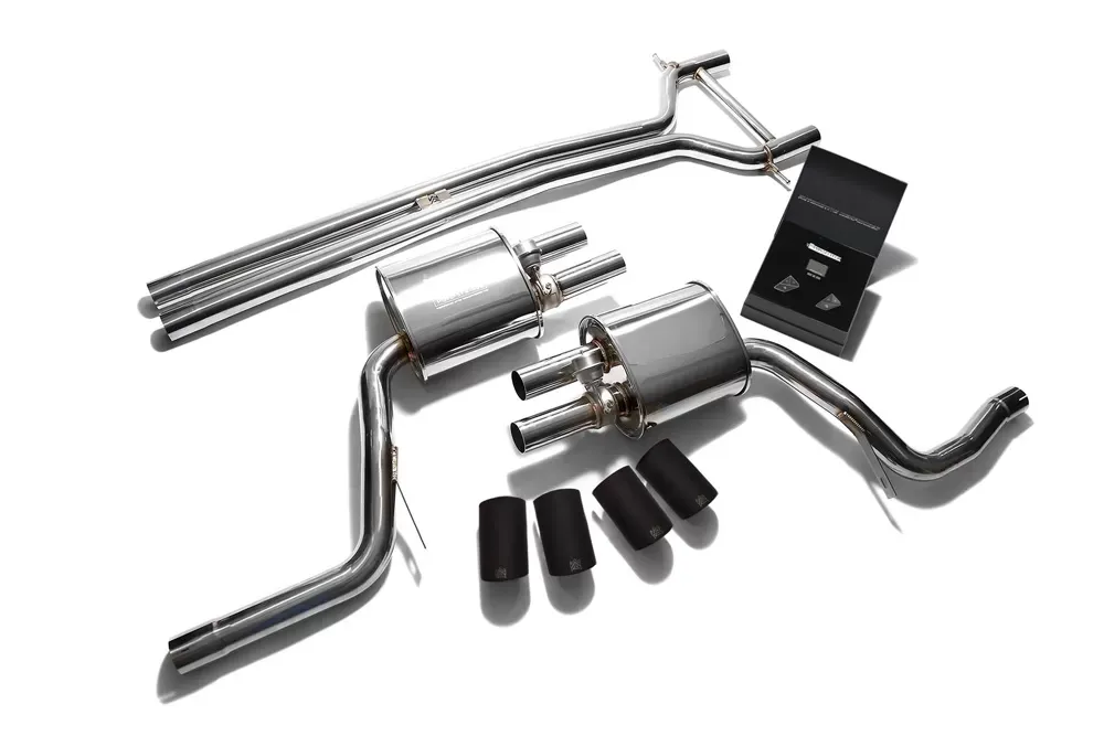 ARMYTRIX Valvetronic Exhaust System Porsche 970 Panamera S | 4S 3.0T 2014-2016 - P70T1-QS11M