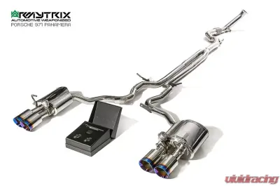 ARMYTRIX Valvetronic Exhaust System Porsche 971 Panamera 4 | 4 Sport Turismo Executive Edition 3.0L 2017+ - P71T1-QS38B