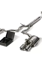 ARMYTRIX Valvetronic Exhaust System Porsche 971 Panamera 4 | 4 Sport Turismo Executive Edition 3.0L 2017+                                     - P71T1-QS38C - Image 2