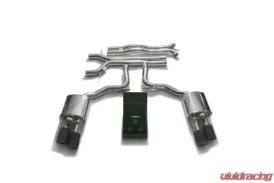 ARMYTRIX Valvetronic Exhaust System Porsche 971 Panamera 4 | 4 E-Hybrid Sport Turismo | 4S | 4S Sport Turismo 2.9L 2017+ - P71T2-QS38M