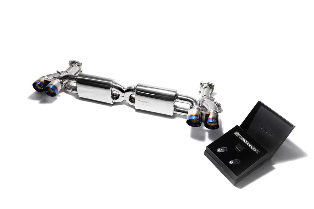 ARMYTRIX Valvetronic Exhaust System Porsche 991 Turbo | Turbo S 2014-2016 - P91TT-QS35B