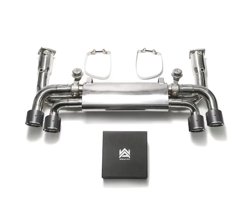 ARMYTRIX Sport High-Flow Valvetronic Exhaust System Porsche 991.2 Carrera 2017-2019 - P92C4-CD+P92C4-QC24