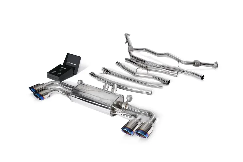 ARMYTRIX Valvetronic Exhaust System Porsche Cayenne S 2.9L V6 TT 2019-2020 - PE3T2-QS30B