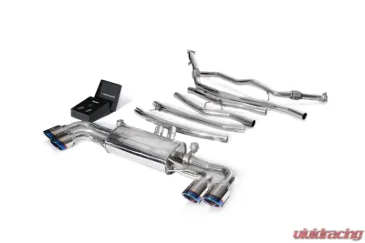 ARMYTRIX Valvetronic Exhaust System Porsche Cayenne S 2.9L V6 TT 2019-2020 - PE3T2-QS30B