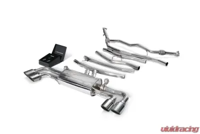 ARMYTRIX Valvetronic Exhaust System Porsche Cayenne S 2.9L V6 TT 2019-2020 - PE3T2-QS30C