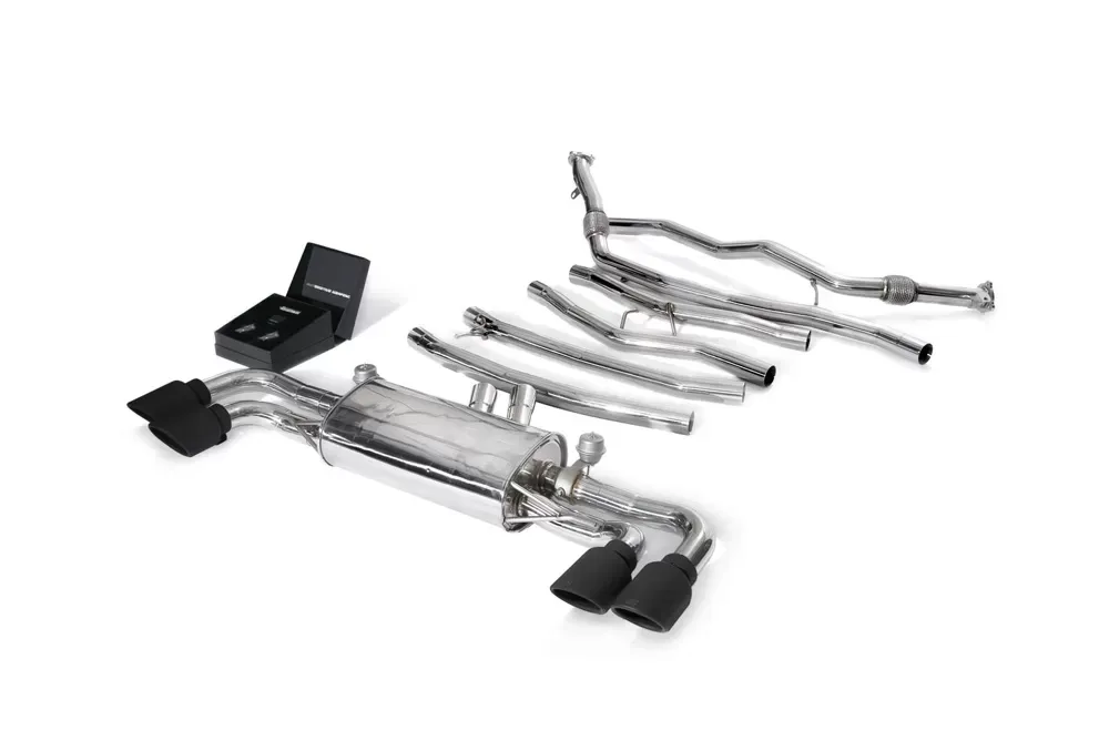 ARMYTRIX Valvetronic Exhaust System Porsche Cayenne S 2.9L V6 TT 2019-2020 - PE3T2-QS30M