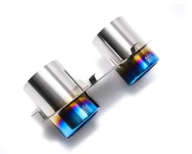 ARMYTRIX Titanium Series Twin Titanium Blue Tips Ferrari 458 Italia | Spider 4.5L V8 2010-2015