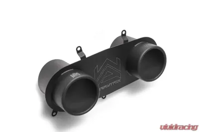 ARMYTRIX Titanium Series Twin Matte Black Tips Ferrari 458 Italia | Spider 4.5L V8 2010-2015 - T12-2M