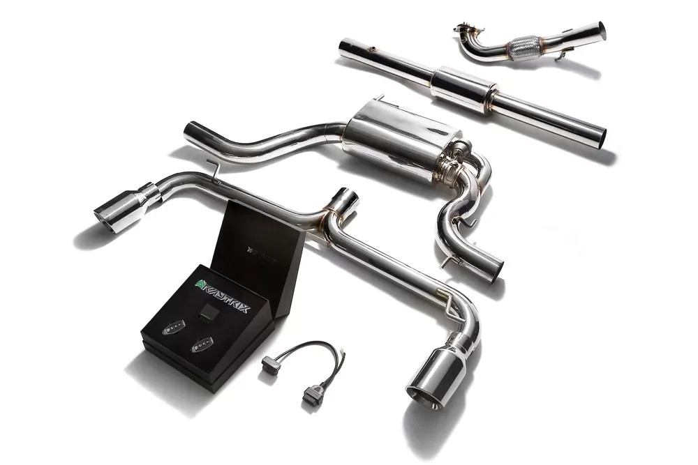 ARMYTRIX Valvetronic Exhaust System Volkswagen Scirocco R 2.0TSI 2009-2019 - VWG6T-DD VWG6T-DS22C