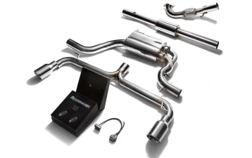 ARMYTRIX Valvetronic Exhaust System Volkswagen Scirocco R 2.0TSI 2009-2019 - VWG6T-DD VWG6T-DS22C - Image 2