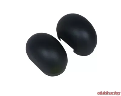 Westin Automotive Oval 4 in Tube Step End Cap Kit Black - 22-5003
