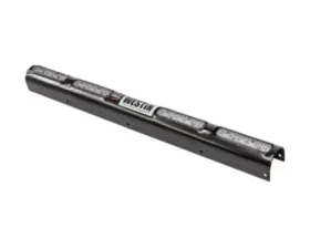 Westin Automotive Push Bar Light Channel 23.5 inch Whelen, 4 Hole Black