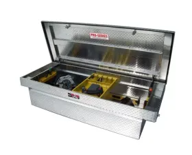 Westin Automotive Brute Pro-Series Tool Box Aluminum Full Lid Mid Size | Down Size XOver Long Bed Only