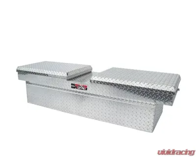 Westin Automotive Brute Pro-Series Tool Box Aluminum Gull Wing Lid Full Size Step Side and Down Size Shallow Depth - 80-RB153GW