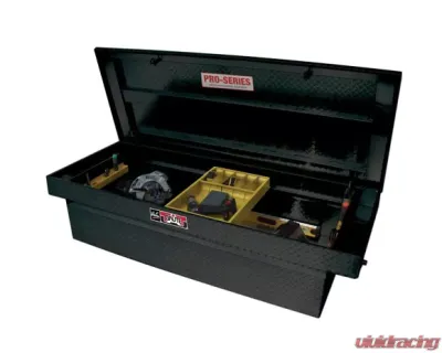 Westin Automotive Brute Pro-Series Tool Box Aluminum Full Lid Full Size Step Side and Down Size Shallow Depth - 80-RB154FL
