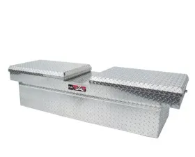 Westin Automotive Brute Pro-Series Tool Box Aluminum Gull Wing Lid Mid Size | Down Size LB and SB wide and shallow