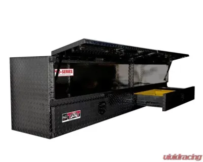 Westin Automotive Brute Pro-Series Tool Box Aluminum High Cap 96in Stake Bed Contractor TopSider with Doors - 80-TB400-96D