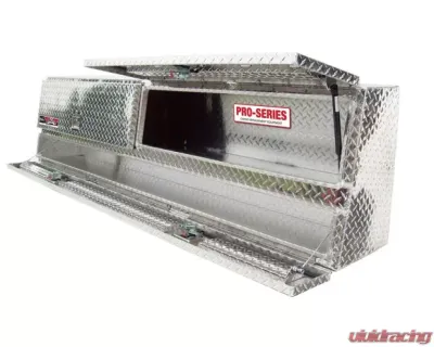 Westin Automotive Brute Pro-Series Tool Box Aluminum Contractor TopSider 88in with Doors - 80-TBS200-88D