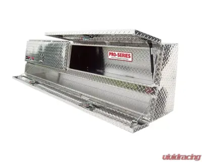 Westin Automotive Brute Pro-Series Tool Box Aluminum Contractor TopSider 96in with Doors - 80-TBS200-96D