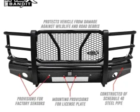 Westin HDX Bandit Front Bumper Chevrolet Silverado 1500 Front 2019-2020