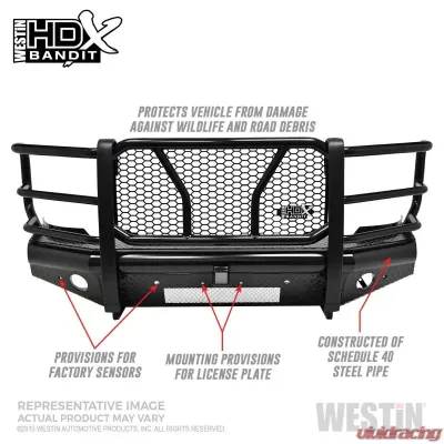 Westin HDX Bandit Front Bumper Chevrolet Silverado 1500 Front 2019-2020 - 58-31135