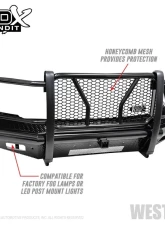 Westin HDX Bandit Front Bumper Ram Front 2010-2018                                     - 58-31175 - Image 6
