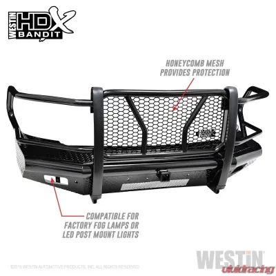 Westin HDX Bandit Front Bumper Ram Front 2010-2018 - 58-31175