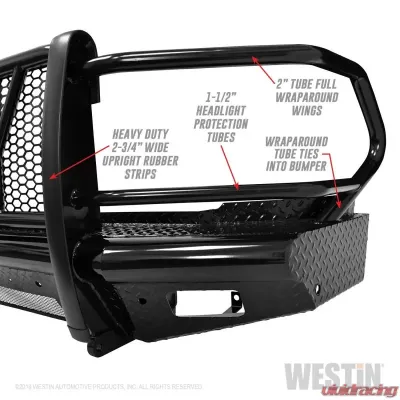 Westin HDX Bandit Front Bumper Ram Front 2010-2018 - 58-31175