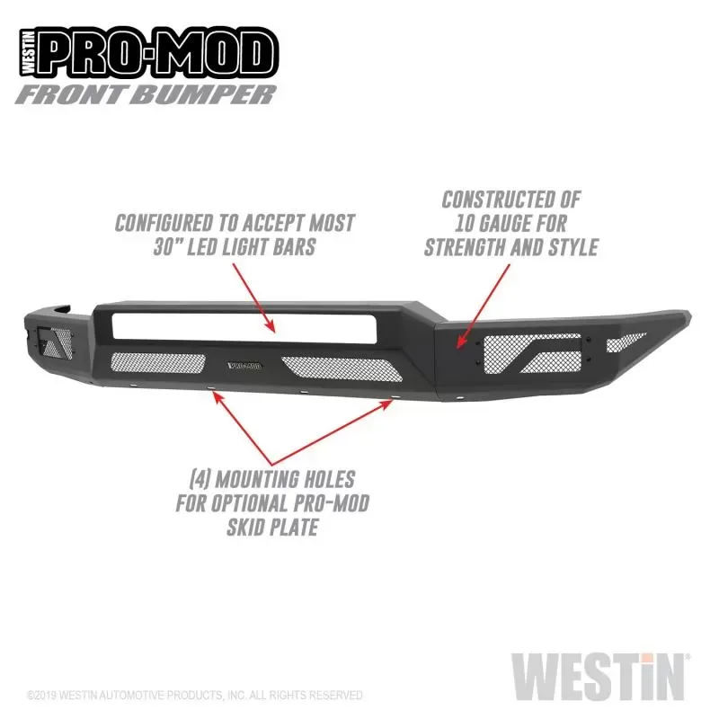 Westin Pro-Mod Front Bumper Toyota Tundra Front 2014-2021 - 58-41035