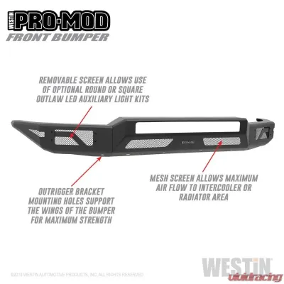 Westin Pro-Mod Front Bumper Toyota Tundra Front 2014-2021 - 58-41035