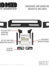 Westin Pro-Mod Front Bumper Toyota Tundra Front 2014-2021                                     - 58-41035 - Image 7