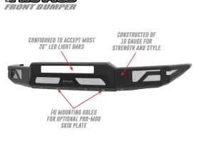 Westin Pro-Mod Front Bumper Chevrolet Colorado Front 2015-2020