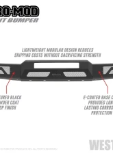 Westin Pro-Mod Front Bumper Chevrolet Colorado Front 2015-2020                                     - 58-41055 - Image 3