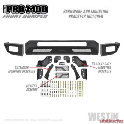 Westin Pro-Mod Front Bumper Ford Front 2011-2016 - 58-41205