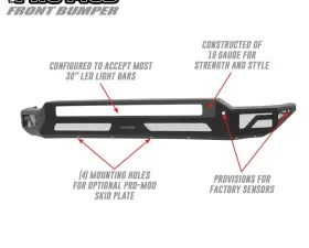 Westin Pro-Mod Front Bumper GMC Sierra Front 2022