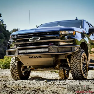 Westin Outlaw Front Bumper Chevrolet Silverado 1500 Front 2019-2020 - 58-61215